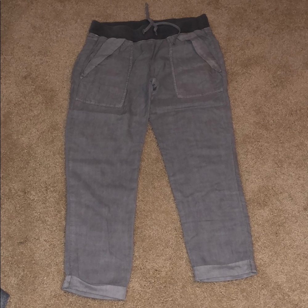 Gray pant supersoft stretch waist Bella Dahl szM